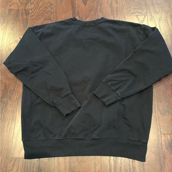 Talentless Unisex Black Crewneck Pullover Sweatshirt Size Medium Pre-Owned - Picture 2 of 4